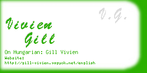 vivien gill business card